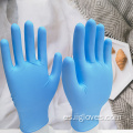 Guantes de nitrilo azul de procesamiento de alimentos a prueba de agua de 100 piezas de caja